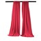 Pack of 2 Polyester Poplin Backdrop Drapes 96 x 58 Inch Semi-Opaque Event Panels